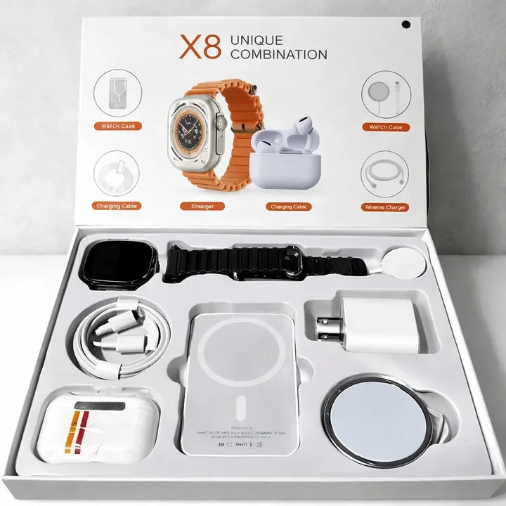 Smartwatch X8 combo
