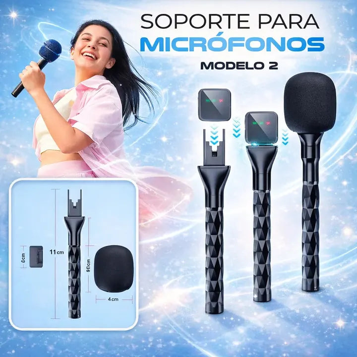 Soporte Micrófono de Solapa